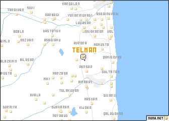 map of Telman