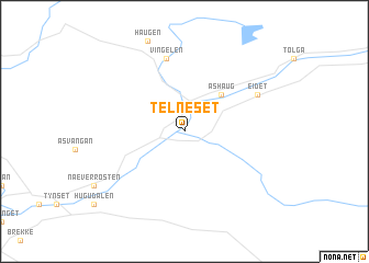 map of Telneset