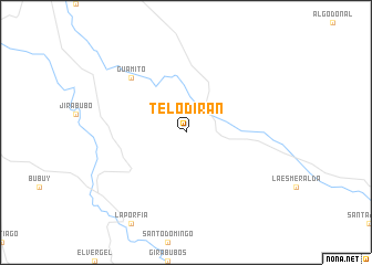map of Telodirán