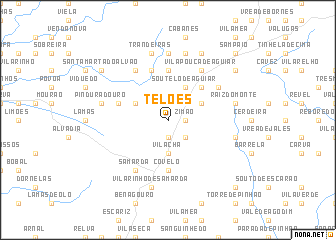 map of Telões