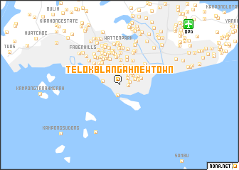 map of Telok Blangah New Town