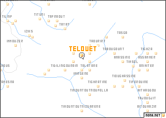 map of Telouet