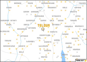 map of Téloum