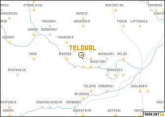 map of Télowal