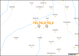 map of Teltelē