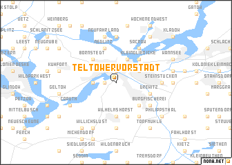 map of Teltower Vorstadt