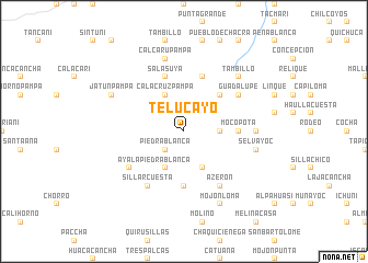 map of Telucayo