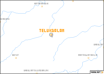 map of Telukdalam