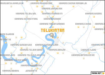 map of Teluk Intan