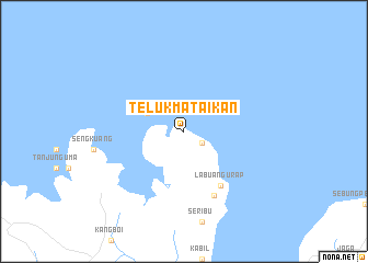 map of Telukmataikan