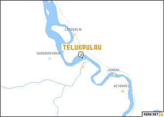 map of Telukpulau