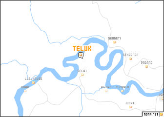 map of Teluk