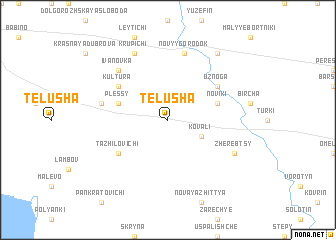 map of Telusha
