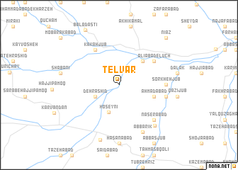map of Telvār