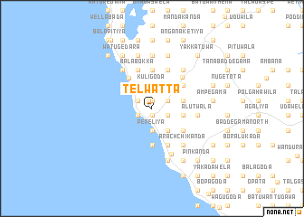 map of Telwatta