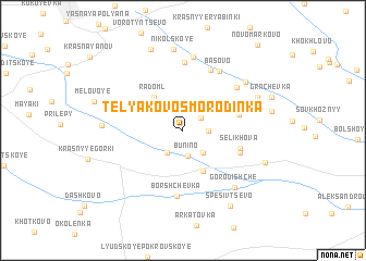 map of Telyakovo-Smorodinka