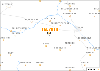 map of Telyata