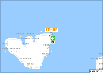 map of Temae