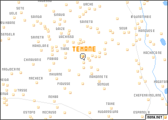 map of Temane