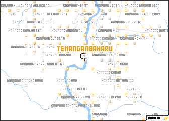 map of Temangan Baharu