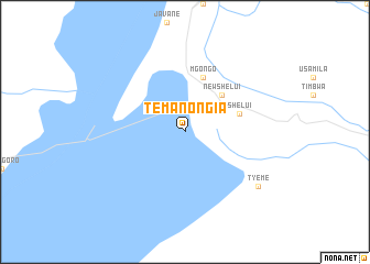 map of Temanongia