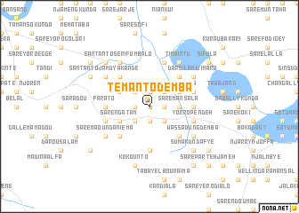 map of Temanto Demba