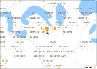 map of Temanto