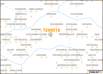 map of Temanto