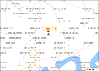 map of Témanto