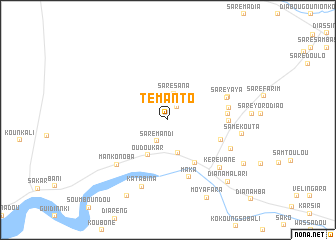 map of Témanto