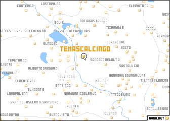 map of Temascalcingo