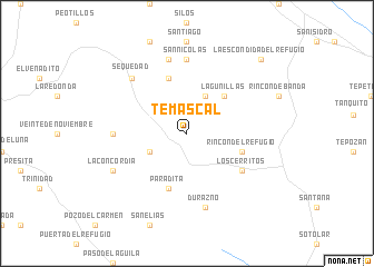 map of Temascal
