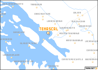 map of Temascal