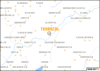 map of Temascal