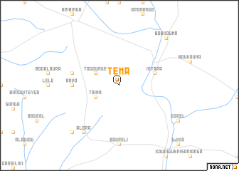 map of Téma