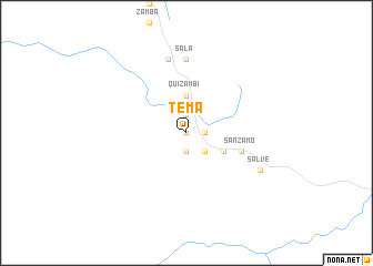 map of Tema