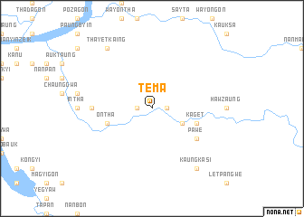 map of Tema