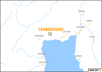 map of Tembangsari