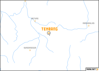 map of Tembang