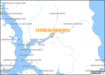 map of Tembereh Baharu