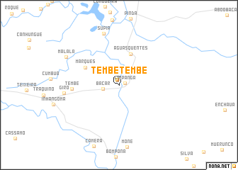 map of Tembe-Tembe