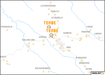 map of Tembé