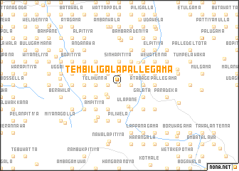 map of Tembiligala Pallegama