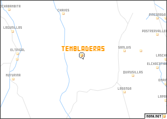 map of Tembladeras