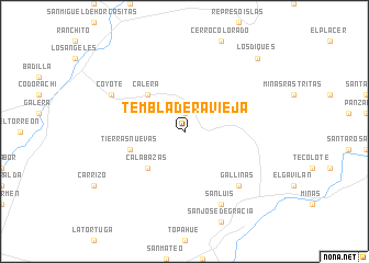 map of Tembladera Vieja
