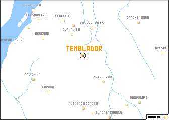 map of Temblador