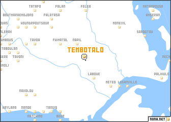 map of Tembotalo