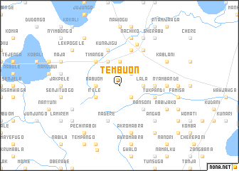 map of Tembuon