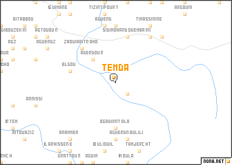 map of Temda