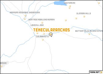 map of Temecula Ranchos